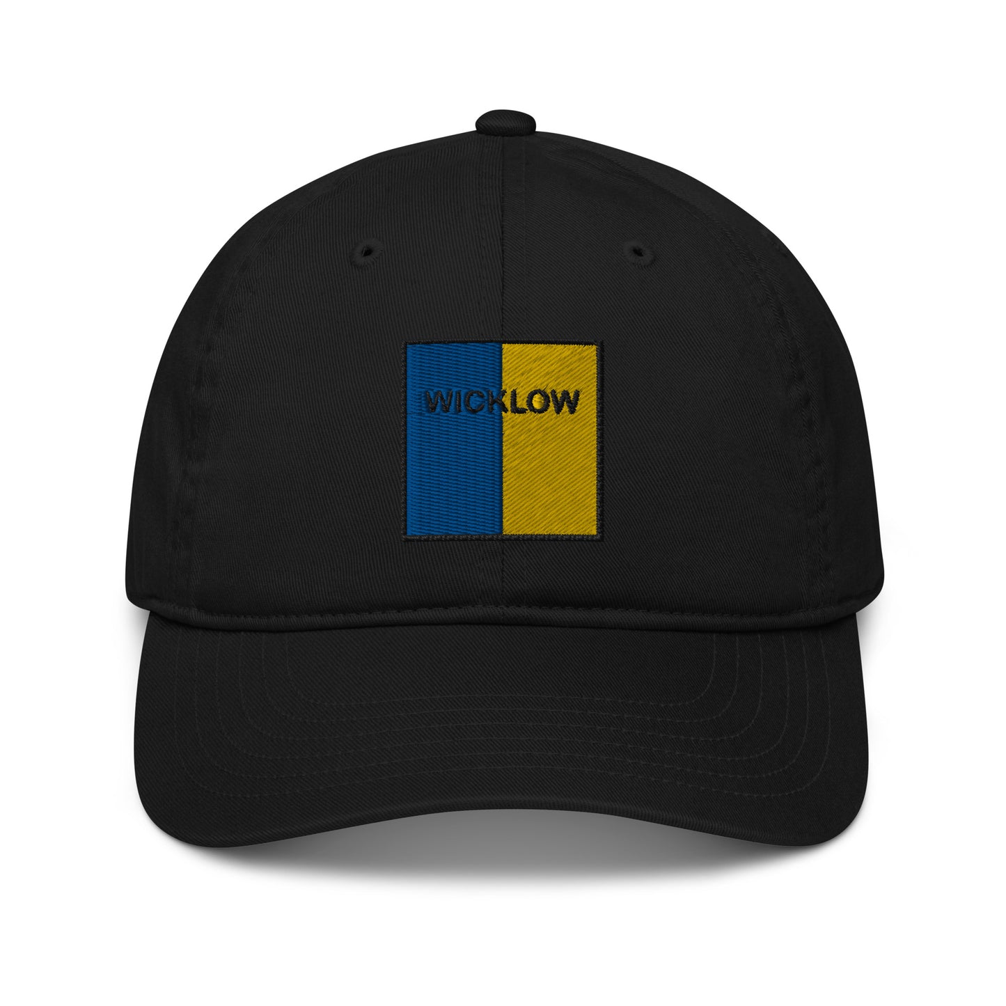 Embroidered Wicklow Baseball Hat - 100% organic cotton - Irish Counties Collection