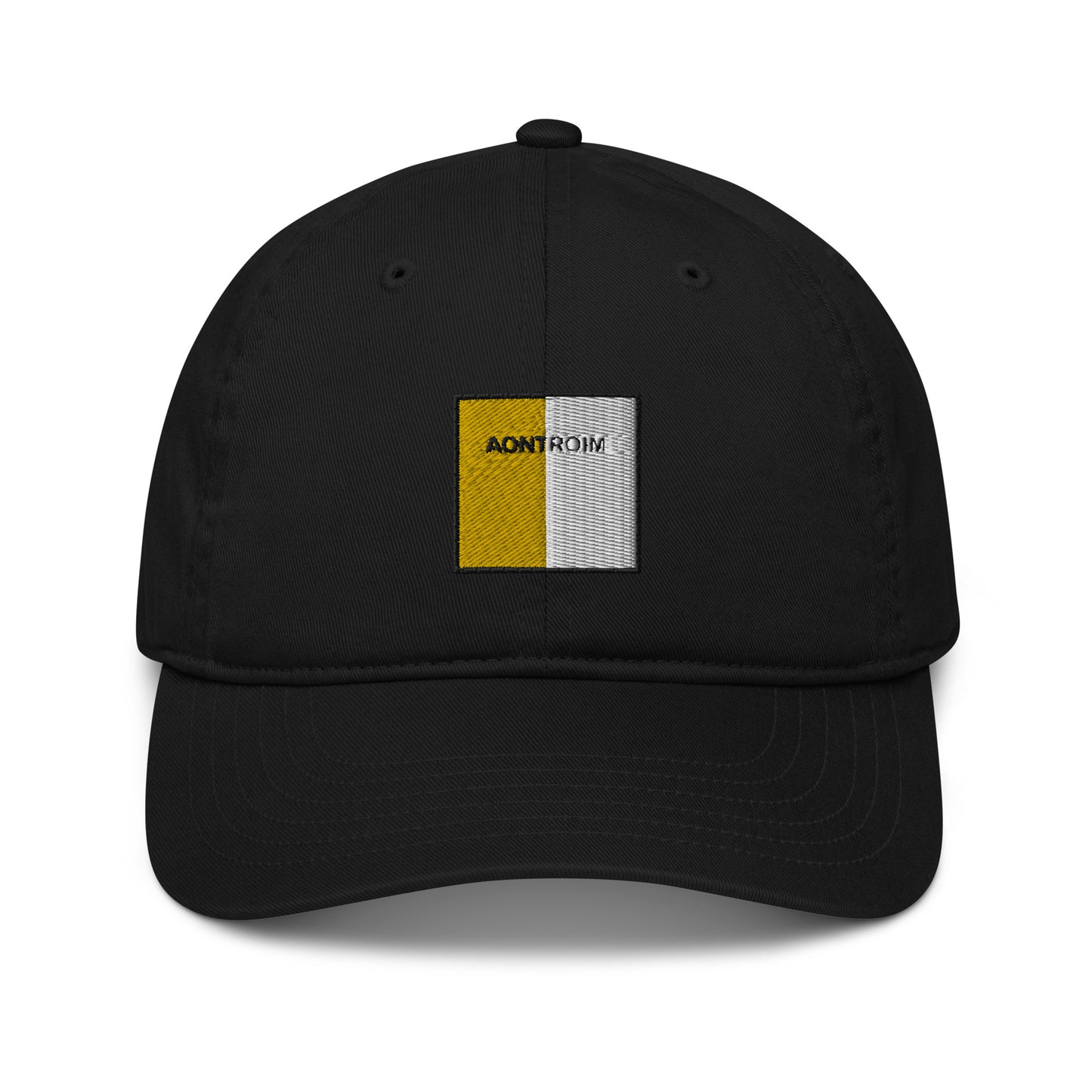 Embroidered Aontroim Baseball Hat - 100% organic cotton