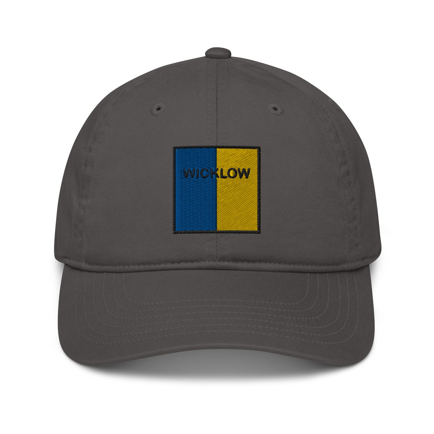 Embroidered Wicklow Baseball Hat - 100% organic cotton - Irish Counties Collection