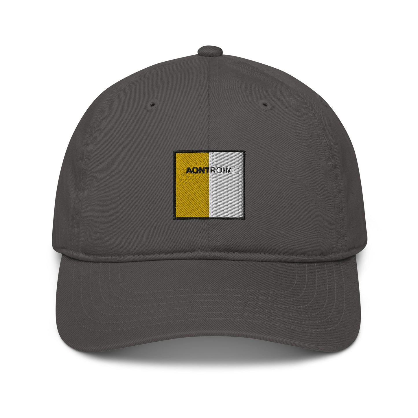 Embroidered Aontroim Baseball Hat - 100% organic cotton