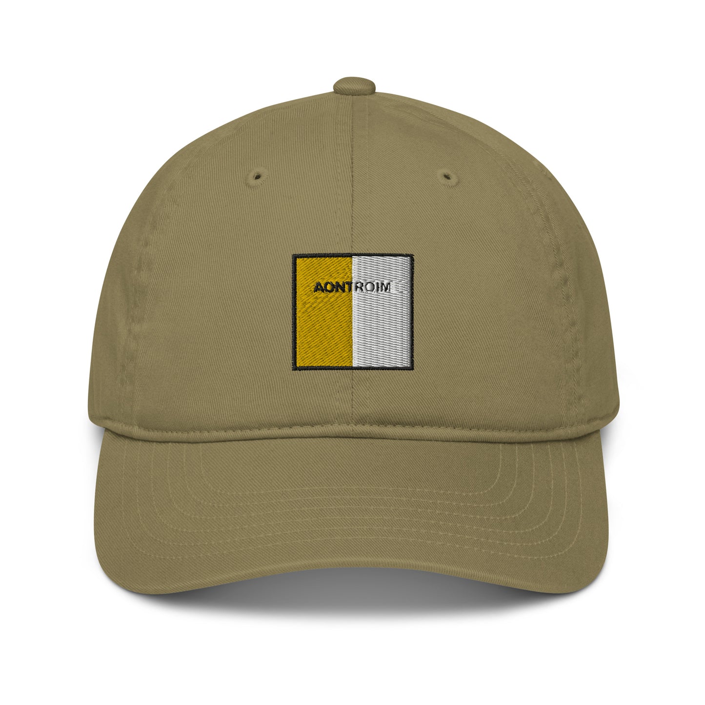 Embroidered Aontroim Baseball Hat - 100% organic cotton