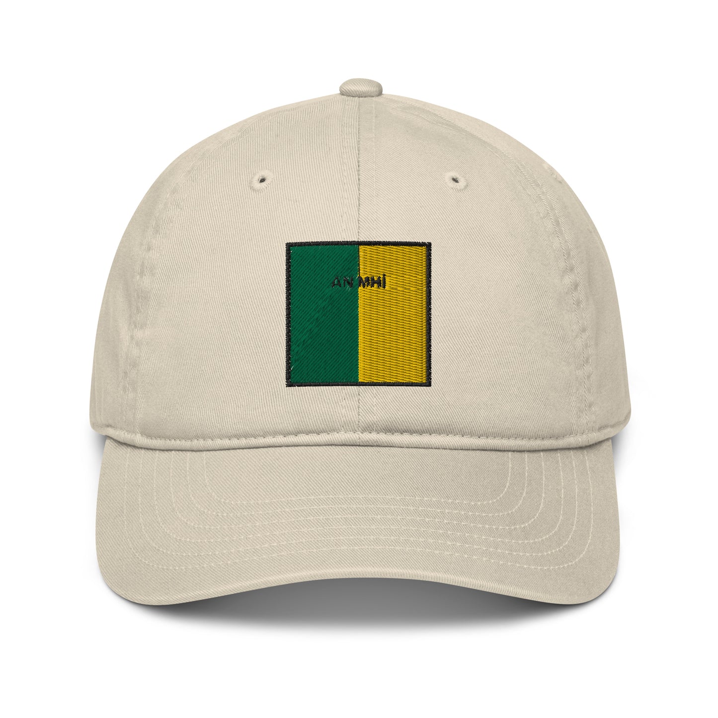 Embroidered an Mhí Baseball Hat - 100% organic cotton - Irish Counties Collection