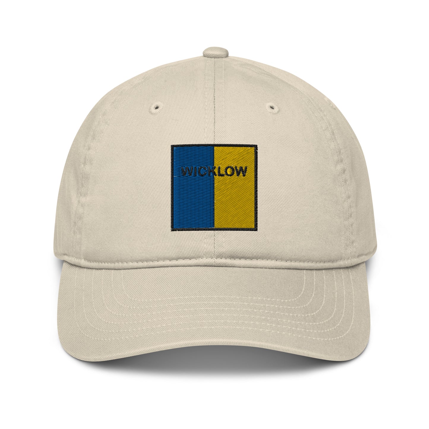 Embroidered Wicklow Baseball Hat - 100% organic cotton - Irish Counties Collection
