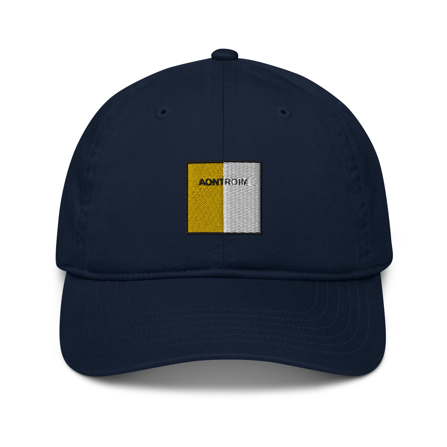 Embroidered Aontroim Baseball Hat - 100% organic cotton