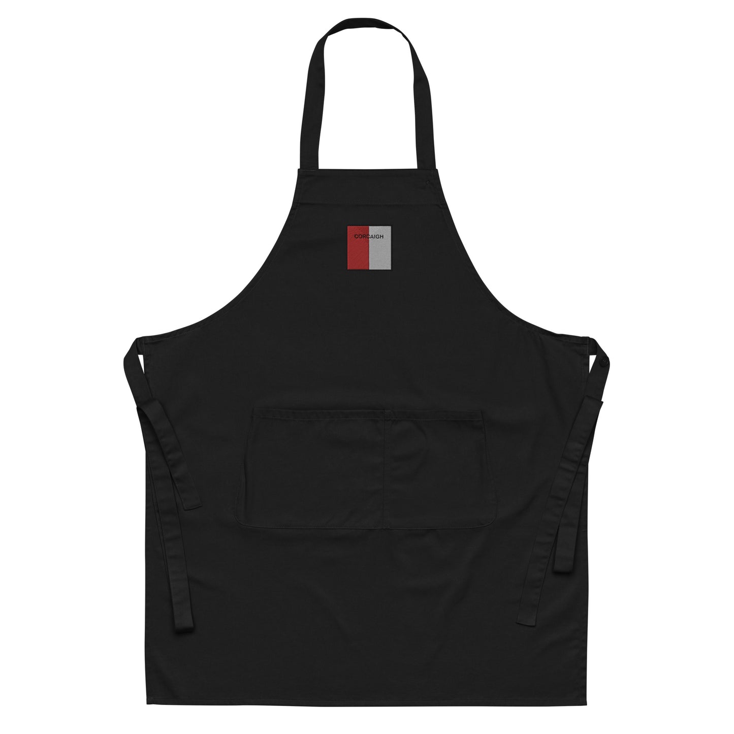 Embroidered Corcaigh Apron - 100% organic cotton - Irish Counties Collection