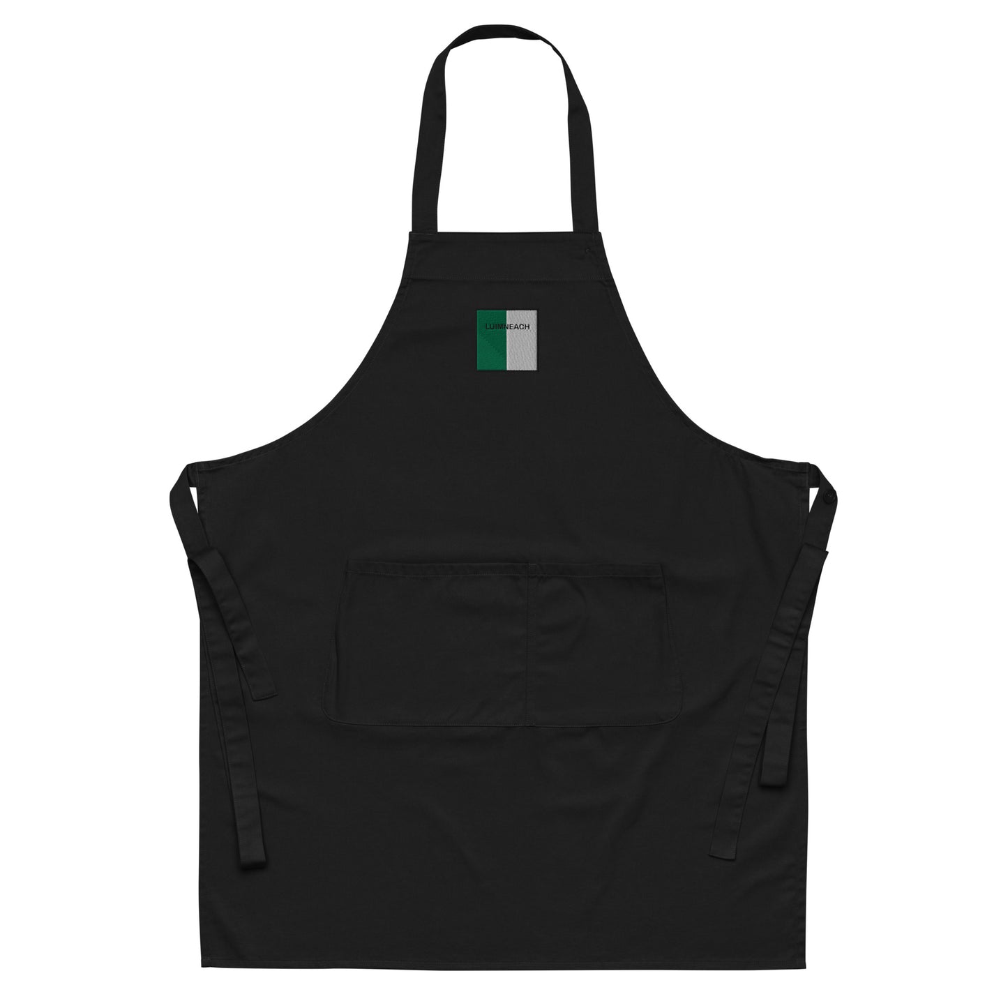 Embroidered Luimneach Apron -100% organic cotton