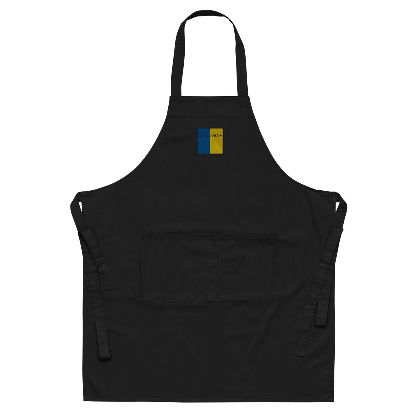 Embroidered Cill Mhaintáin Apron - 100% organic cotton