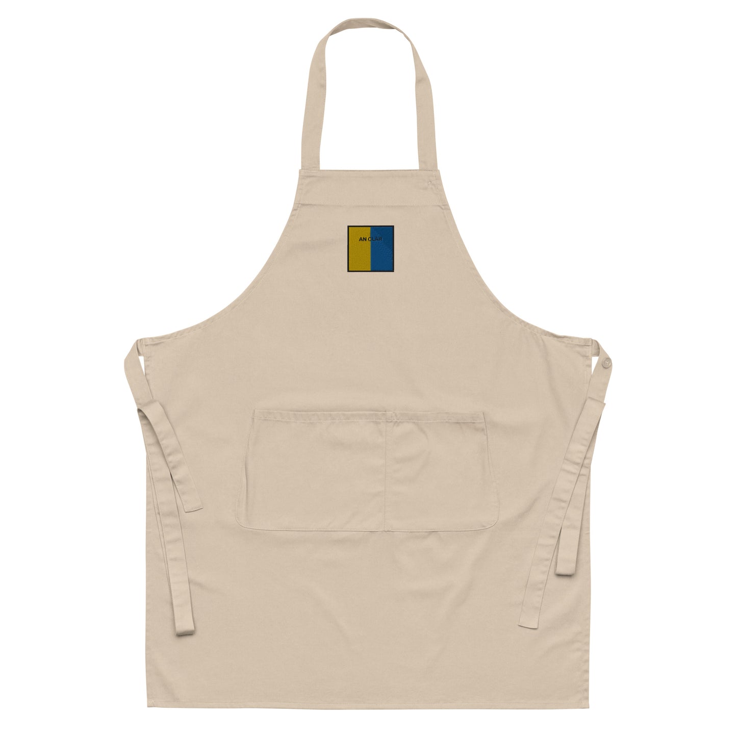 Embroidered An Clár Apron - 100% organic cotton - Irish Counties Collection