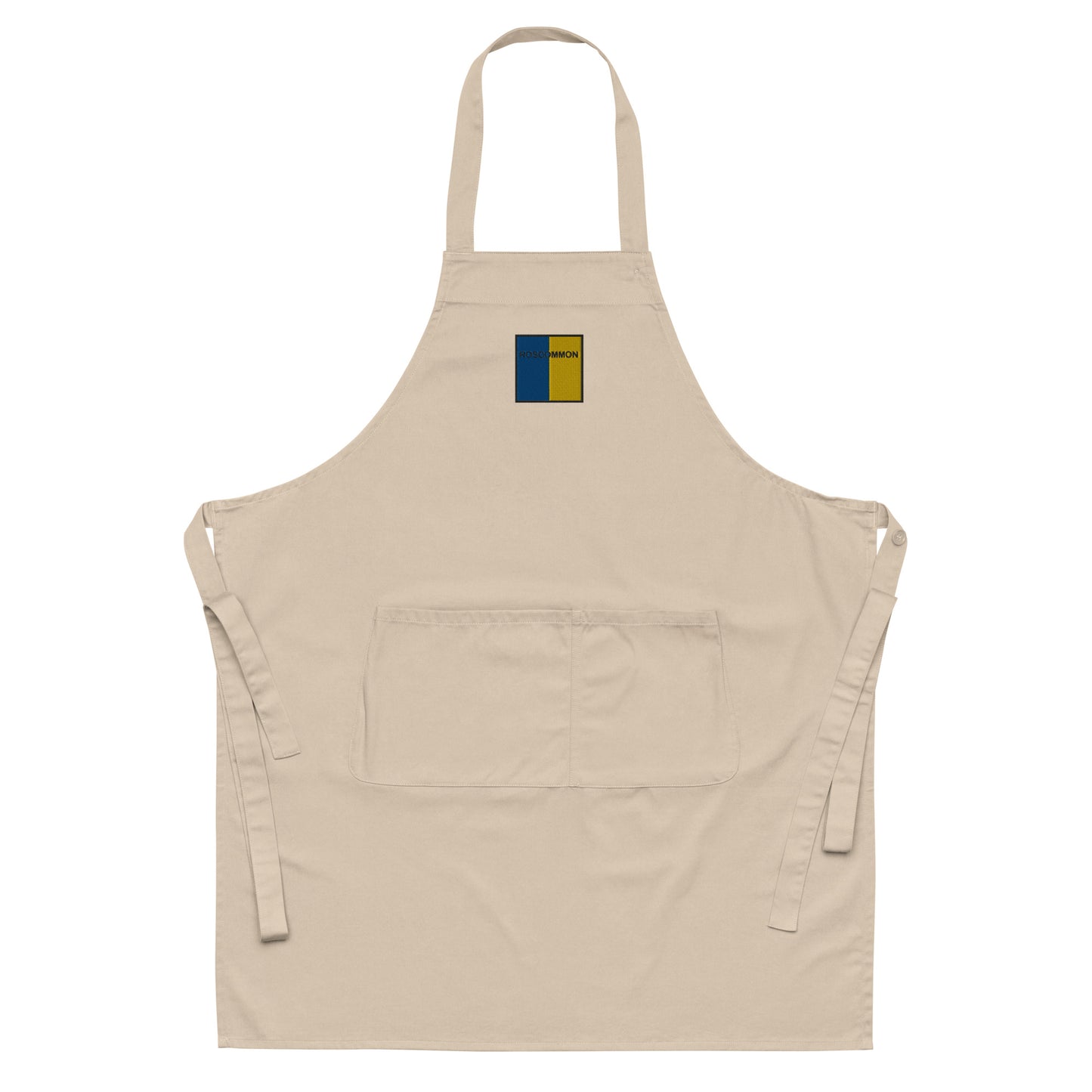 Embroidered Roscommon Apron - 100% organic cotton - Irish Counties Collection