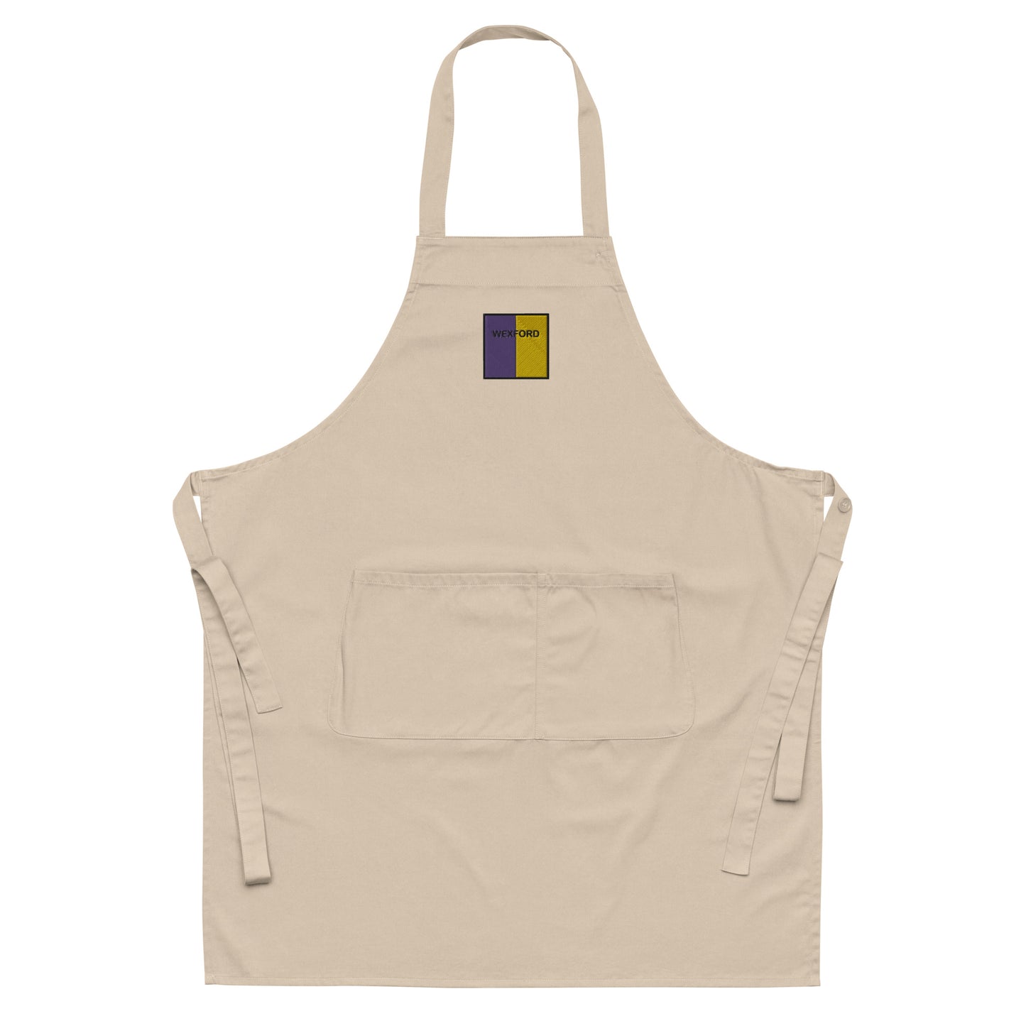 Embroidered Wexford Apron - 100% organic cotton - Irish Counties Collection