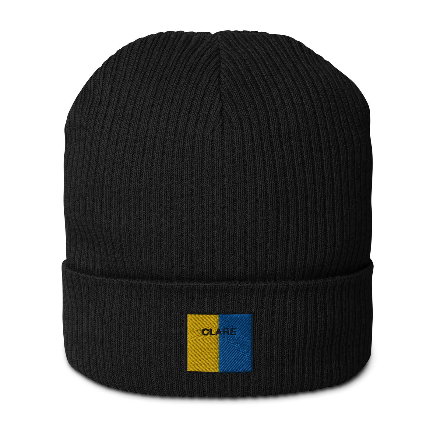 Embroidered Clare Beanie - 100% organic cotton - Irish Counties Collection