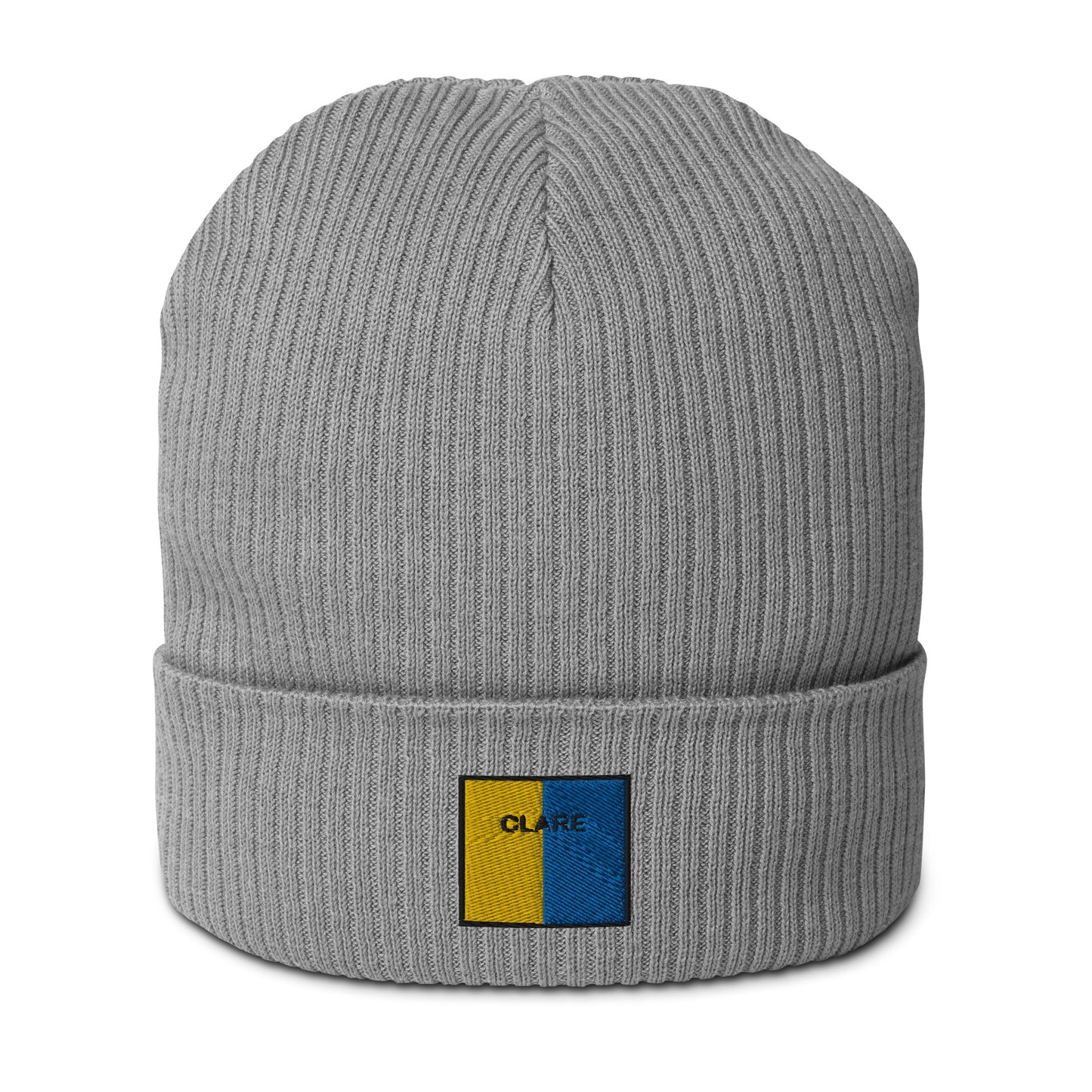 Embroidered Clare Beanie - 100% organic cotton - Irish Counties Collection