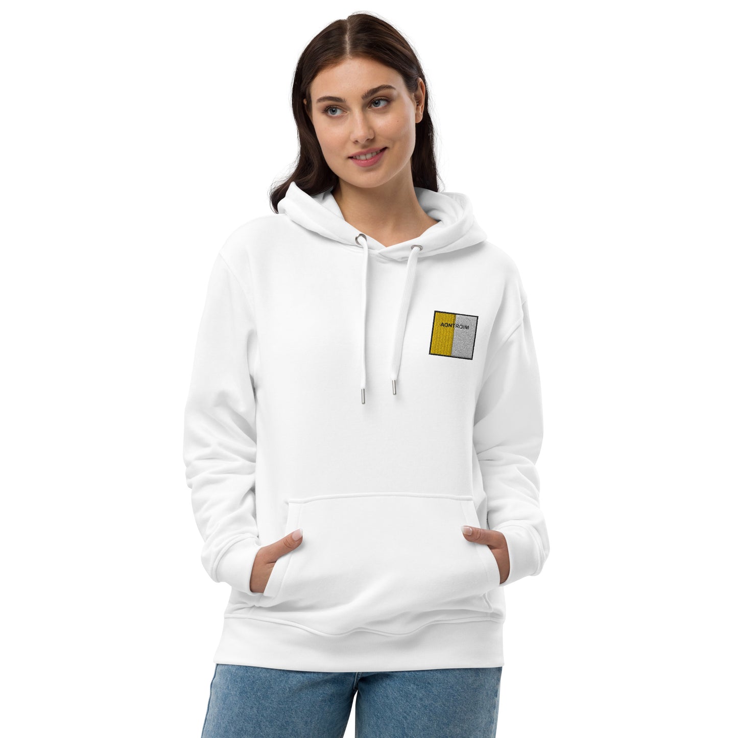 Embroidered Aontroim Unisex Eco Hoodie
