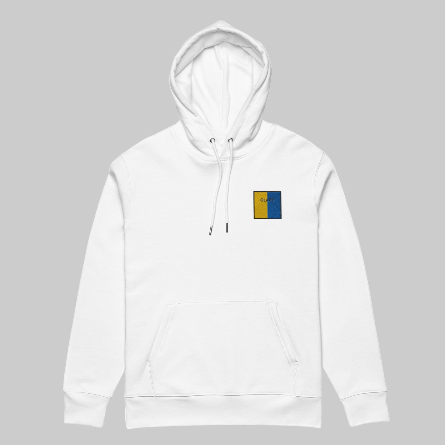 Clare hoodie white