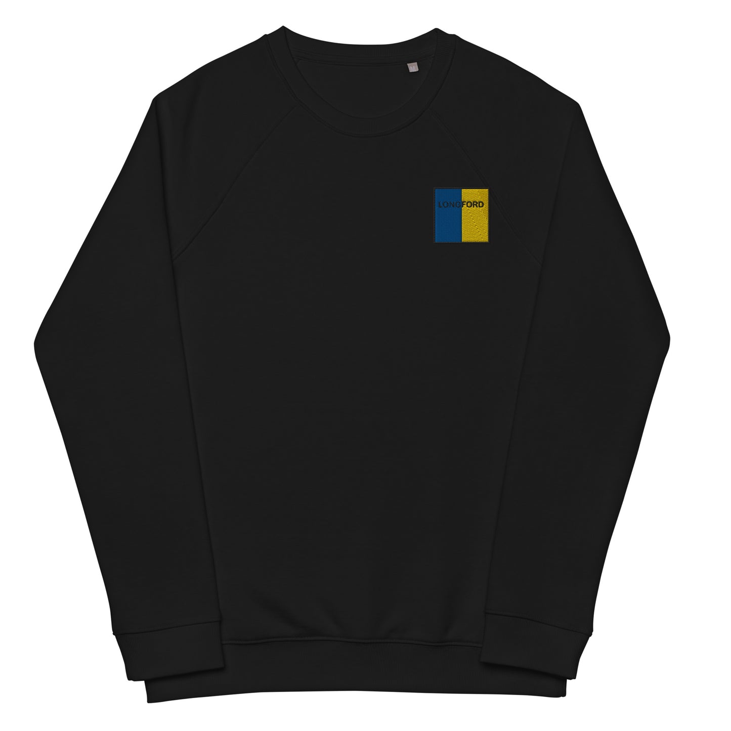 Embroidered Longford Unisex Organic Sweatshirt - Irish Counties Collection