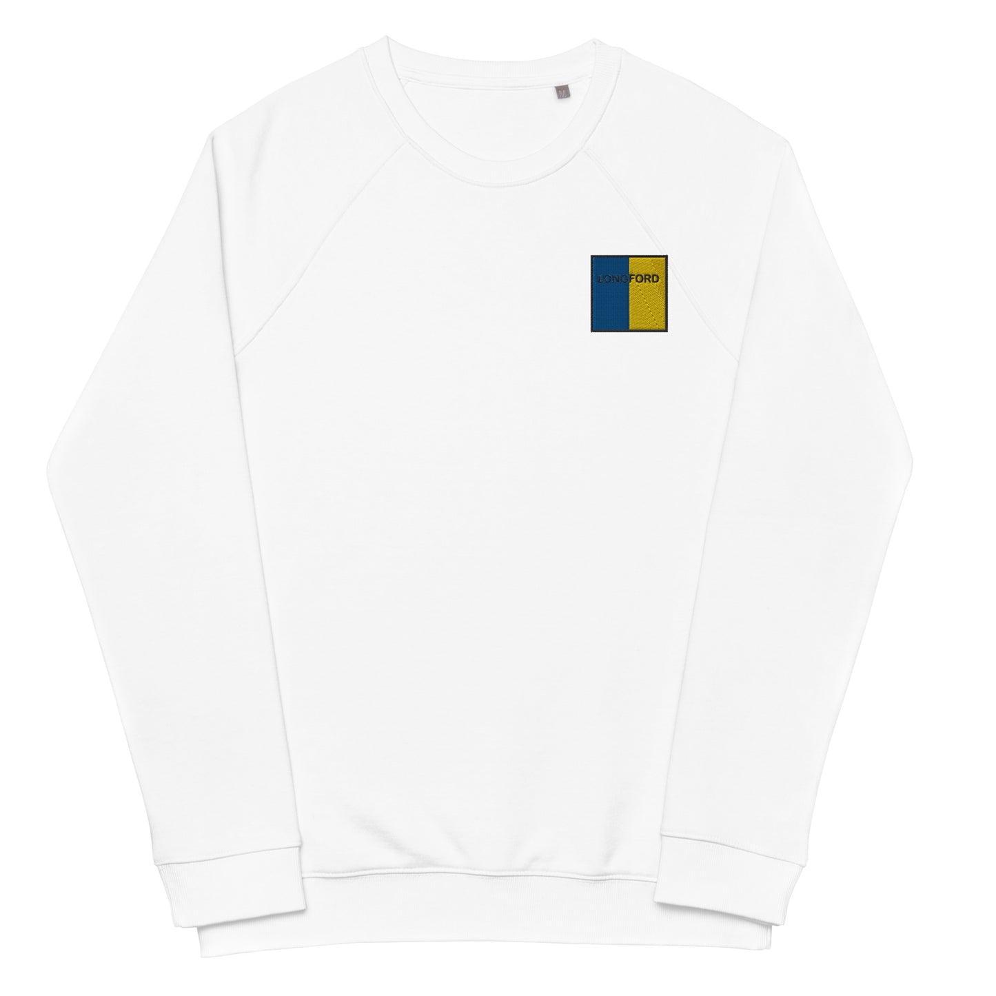 Embroidered Longford Unisex Organic Sweatshirt - Irish Counties Collection