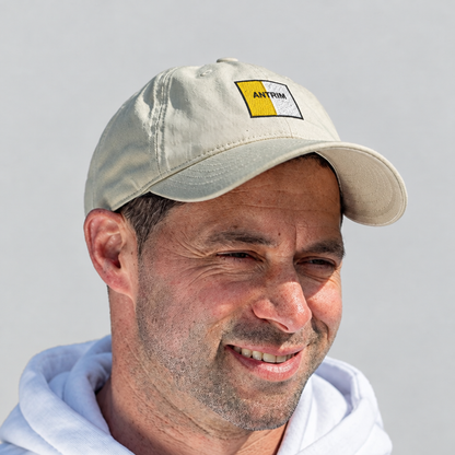 Antrim Irish Baseball Hat | Embroidered Organic Cotton | Irish Counties Collection