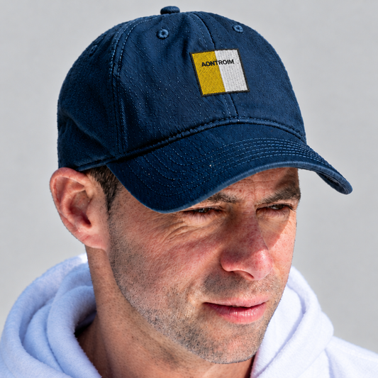 Aontroim Irish Baseball Hat | Embroidered Organic Cotton | Irish Counties Collection