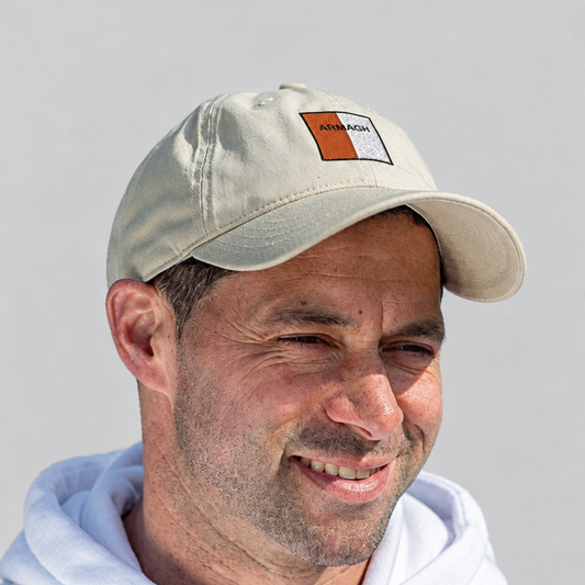 Armagh Irish Baseball Hat | Embroidered Organic Cotton | Irish Counties Collection
