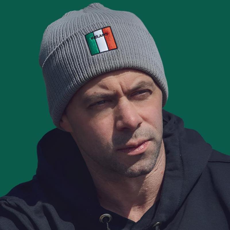 Embroidered IRELAND Organic Beanie - Irish Counties Collection