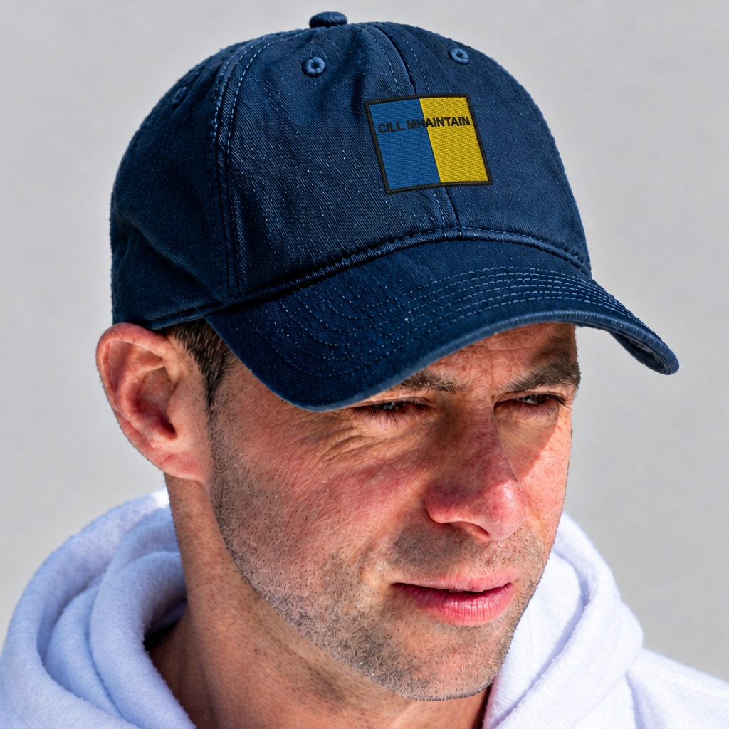 Cill Mhaintáin Irish Baseball Hat | Embroidered Organic Cotton | Irish Counties Collection