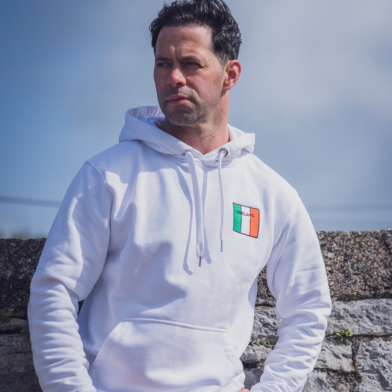 Embroidered IRELAND Unisex Eco Hoodie