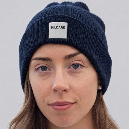 Kildare Irish Beanie | Embroidered Organic Cotton | Irish Counties Collection