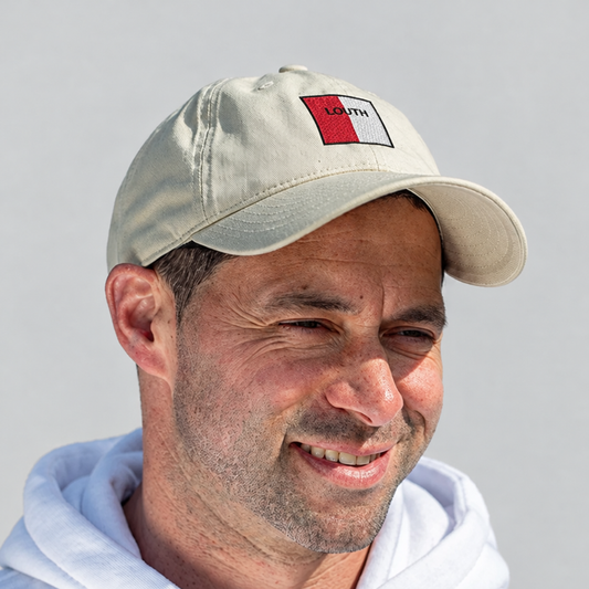 Louth Irish Baseball Hat | Embroidered Organic Cotton | Irish Counties Collection