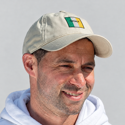 Offaly Irish Baseball Hat | Embroidered Organic Cotton | Irish Counties Collection