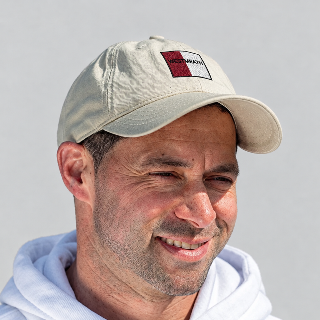 Westmeath Irish Baseball Hat | Embroidered Organic Cotton | Irish Counties Collection