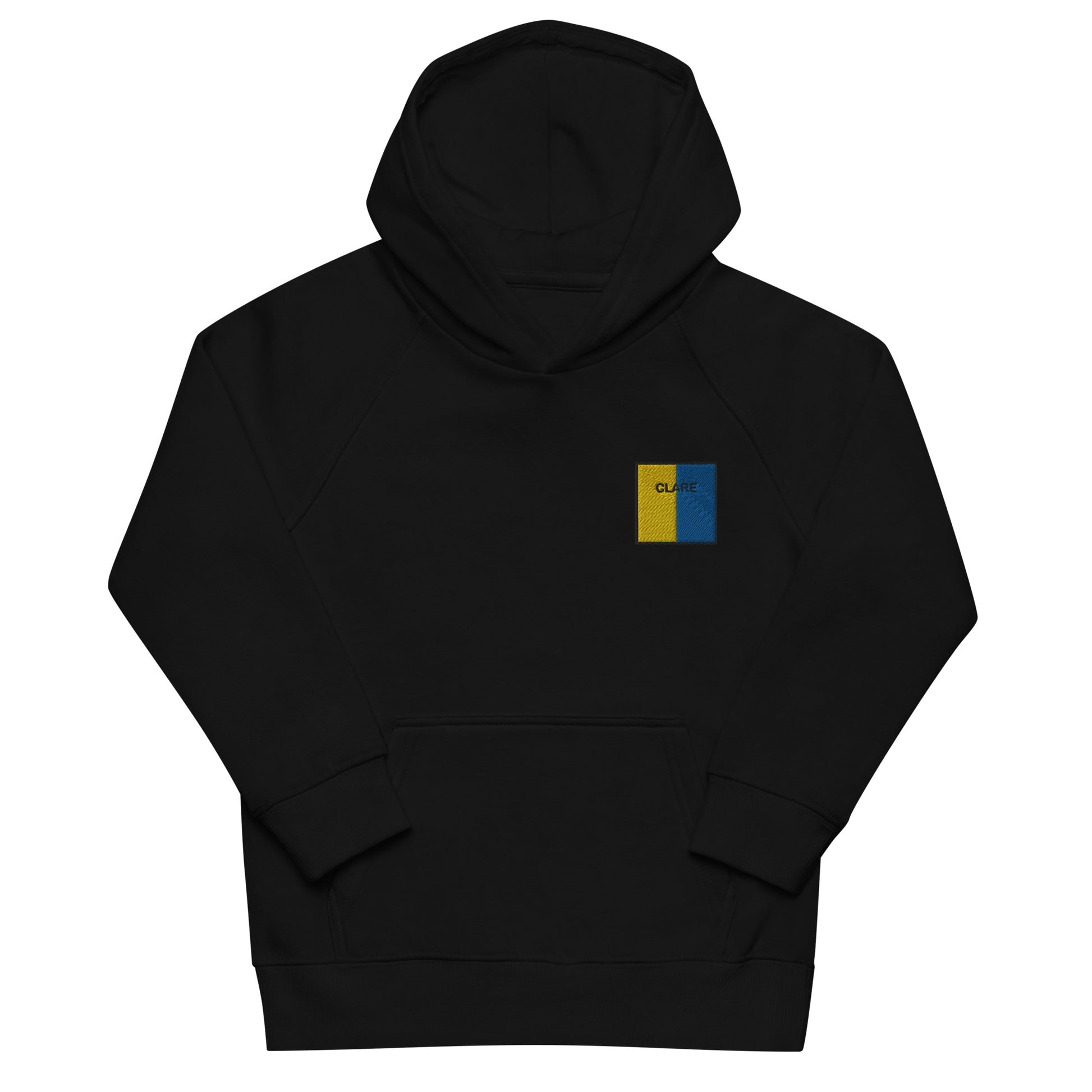 Embroidered Clare Child Eco Hoodie - Irish Counties Collection