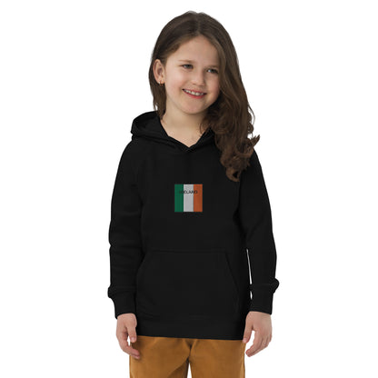 Embroidered IRELAND Child Eco Hoodie - Irish Counties Collection