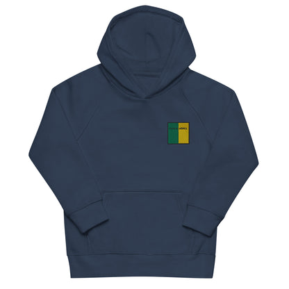 Embroidered Dún na nGall Child Eco Hoodie - Irish Counties Collection