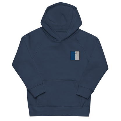 Embroidered Laois Child Eco Hoodie - Irish Counties Collection