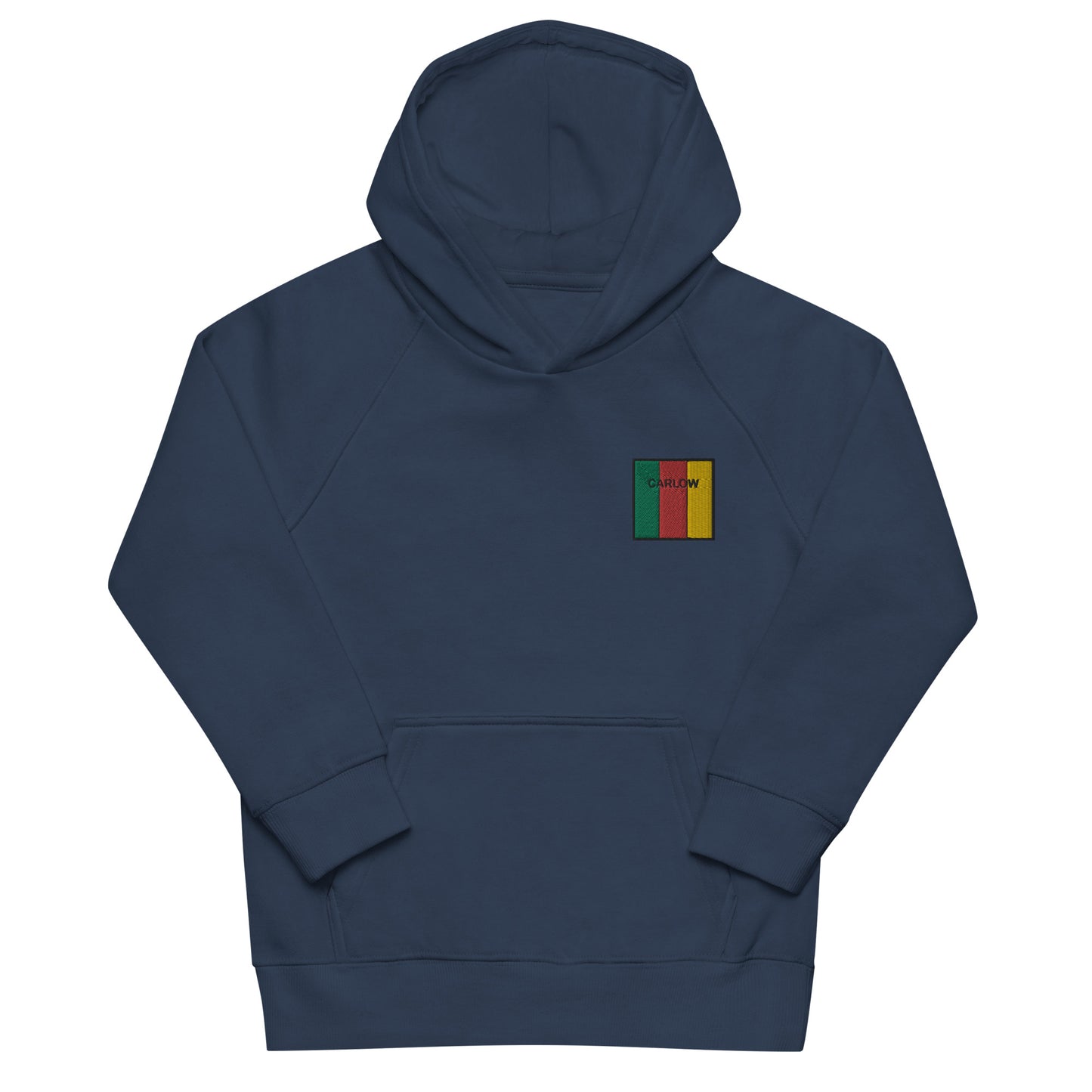 Embroidered Carlow Child Eco Hoodie - Irish Counties Collection