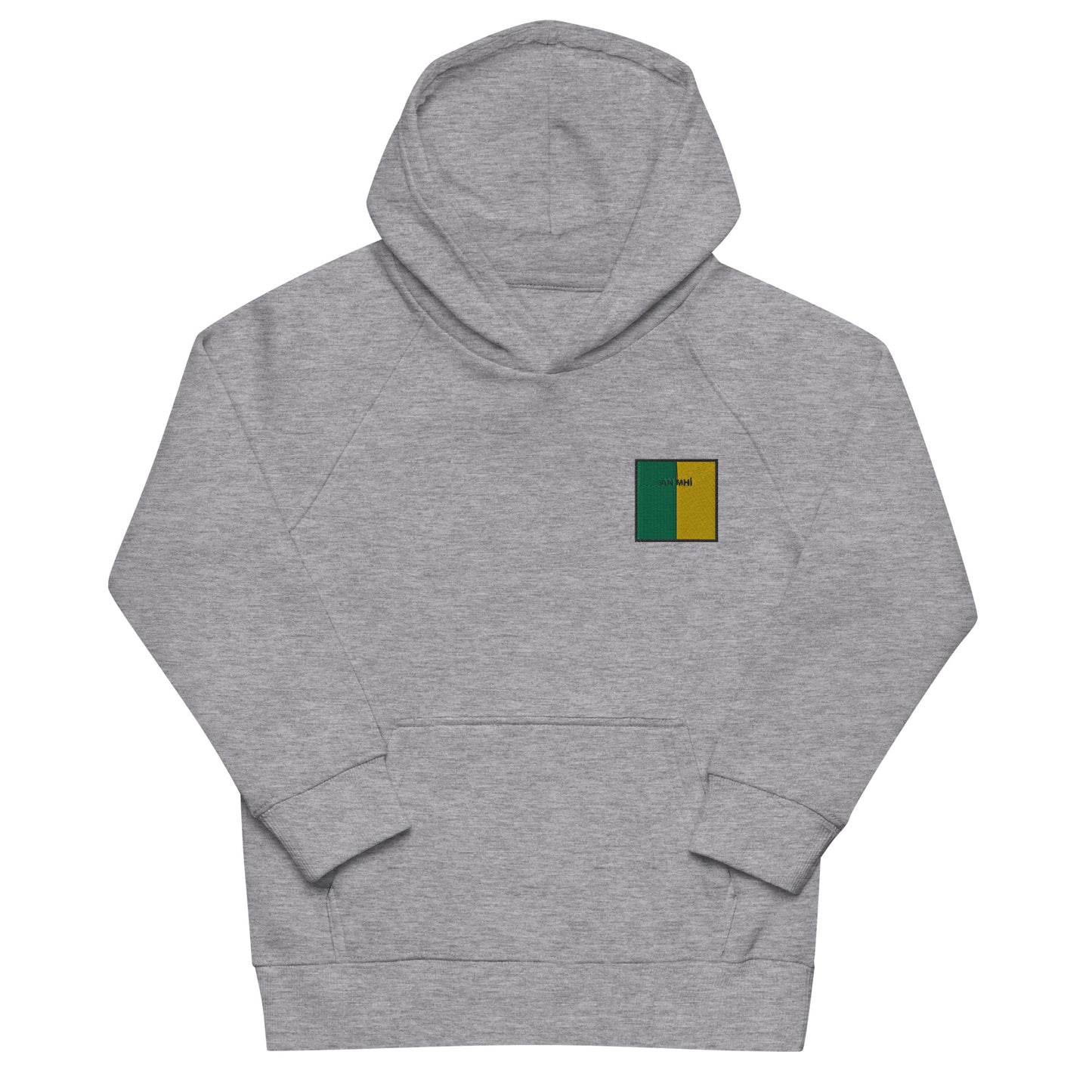 Embroidered An Mhí Child Eco Hoodie - Irish Counties Collection