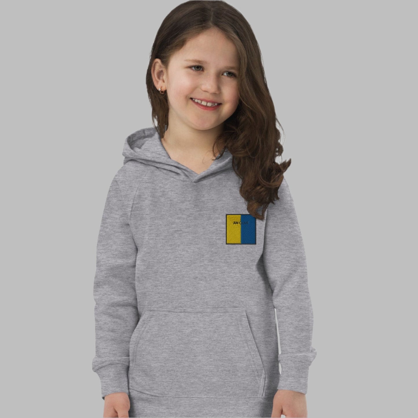 Embroidered An Clár Child Eco Hoodie - Irish Counties Collection