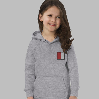 Embroidered Doire Child Eco Hoodie - Irish Counties Collection