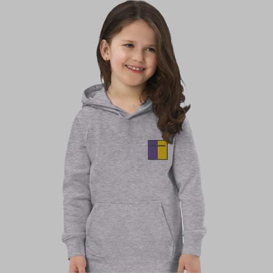 Embroidered Loch Garman Child Eco Hoodie - Irish Counties Collection