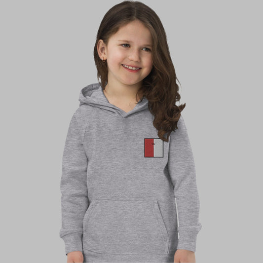 Embroidered Lú Child Eco Hoodie - Irish Counties Collection