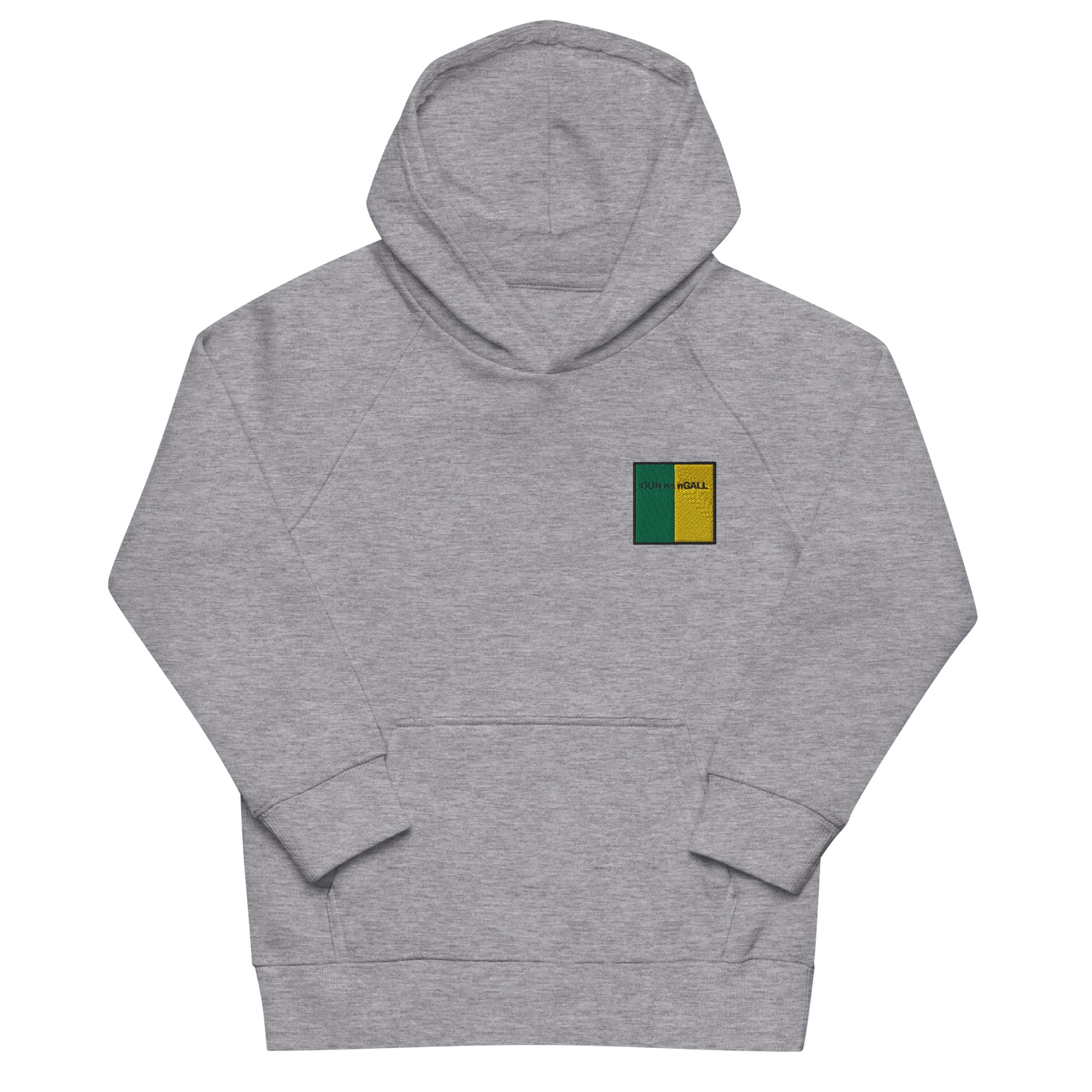 Embroidered Dún na nGall Child Eco Hoodie - Irish Counties Collection