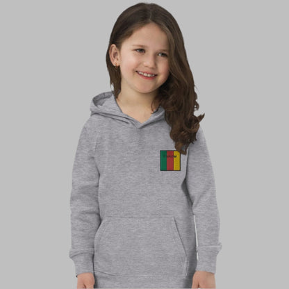 Embroidered Ceatharlach Child Eco Hoodie - Irish Counties Collection