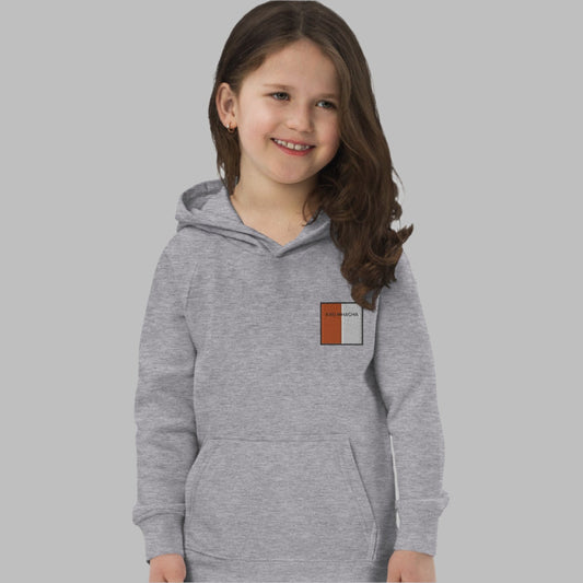 Embroidered Ard Mhacha Child Eco Hoodie - Irish Counties Collection