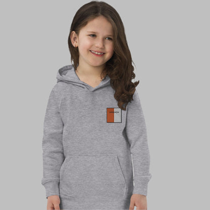 Embroidered Armagh Child Eco Hoodie - Irish Counties Collection