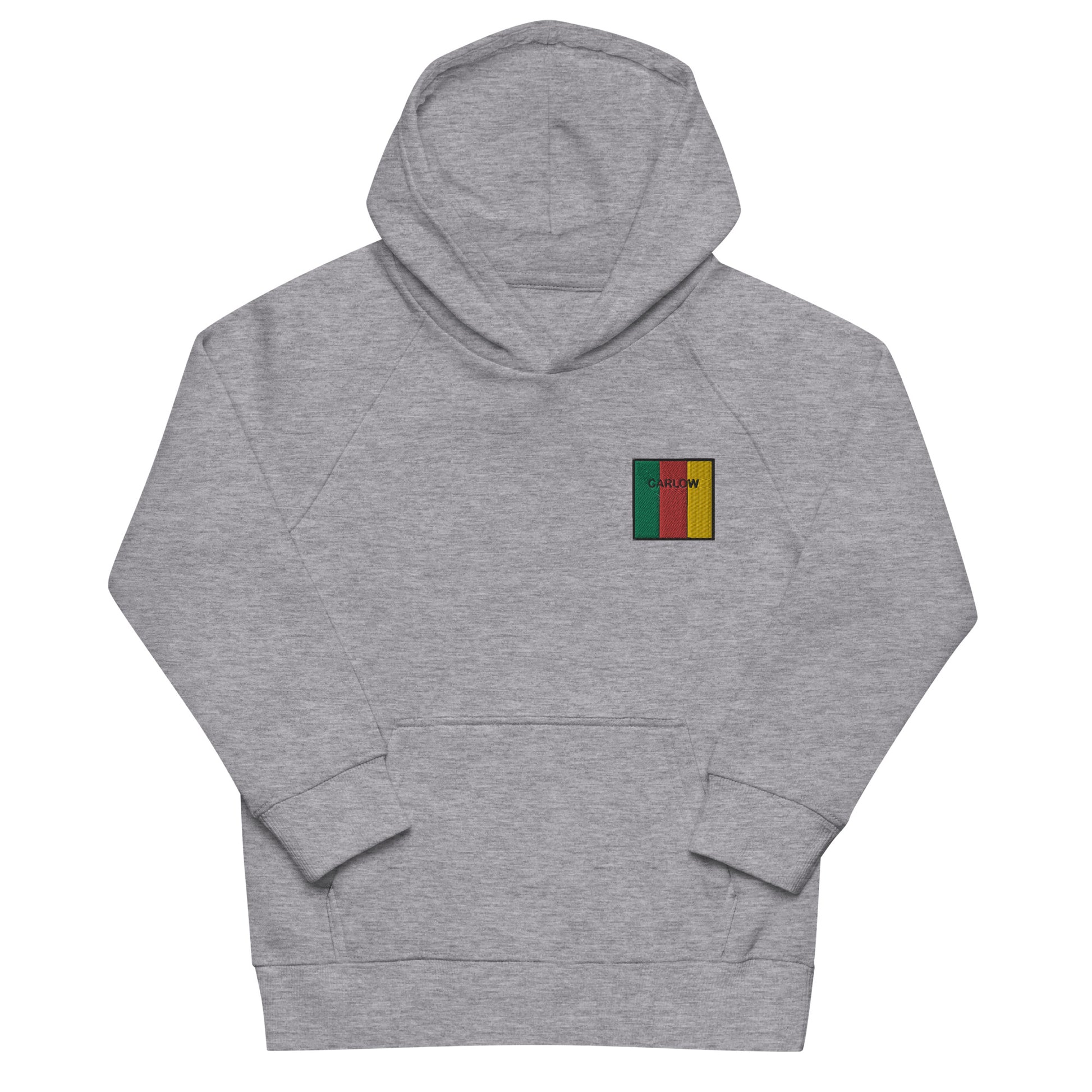 Embroidered Carlow Child Eco Hoodie - Irish Counties Collection