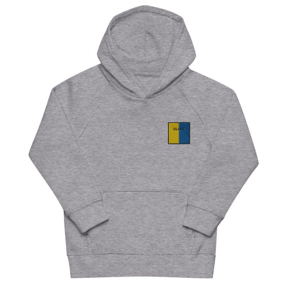 Embroidered Clare Child Eco Hoodie - Irish Counties Collection