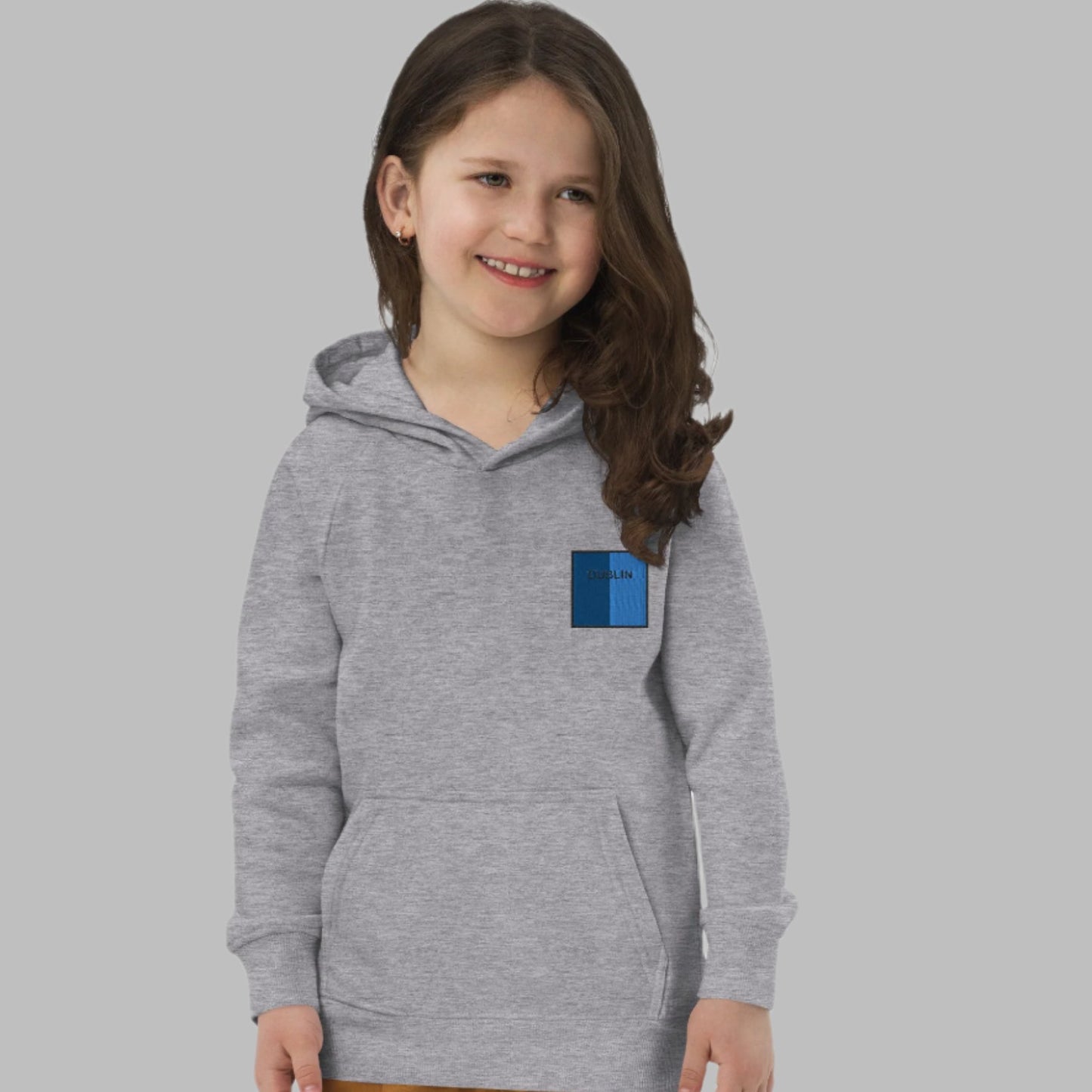 Embroidered Dublin Child Eco Hoodie - Irish Counties Collection