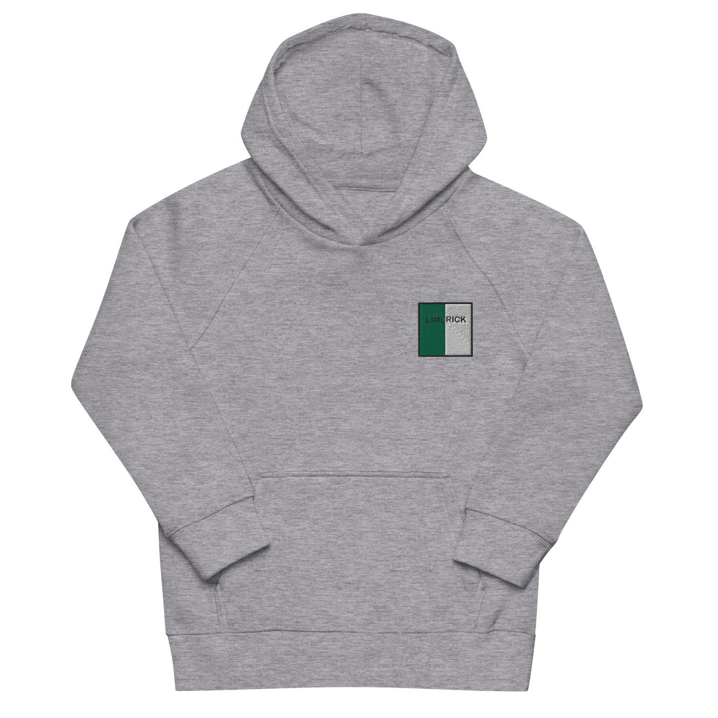 Embroidered Limerick Child Eco Hoodie - Irish Counties Collection