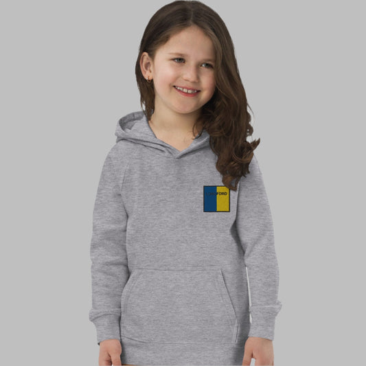 Embroidered Longford Child Eco Hoodie - Irish Counties Collection