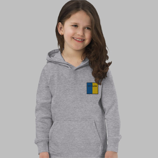 Embroidered Wicklow Child Eco Hoodie - Irish Counties Collection